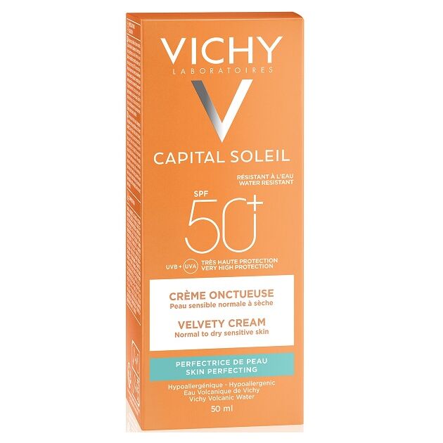 Vichy Idéal Soleil bársonyos napvédő krém SPF50+ 50 ml
