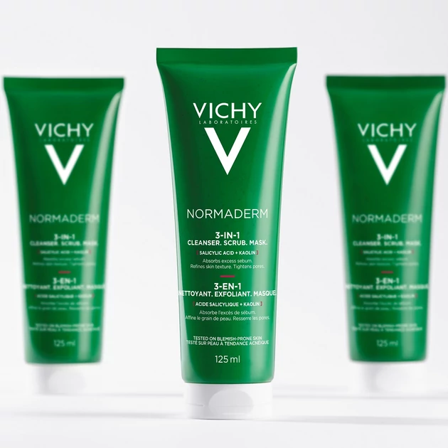 Vichy Normaderm 3in1 arctisztító problémás bőrre 125 ml