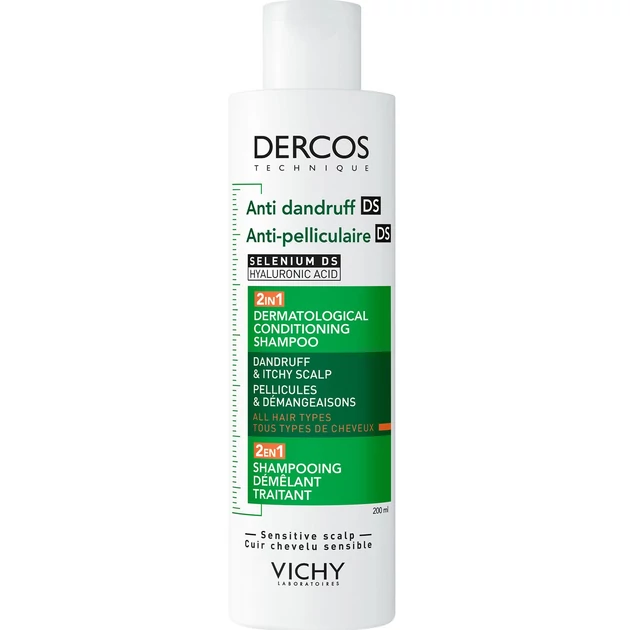 Vichy Dercos korpásodás elleni 2in1 sampon és balzsam 200ml
