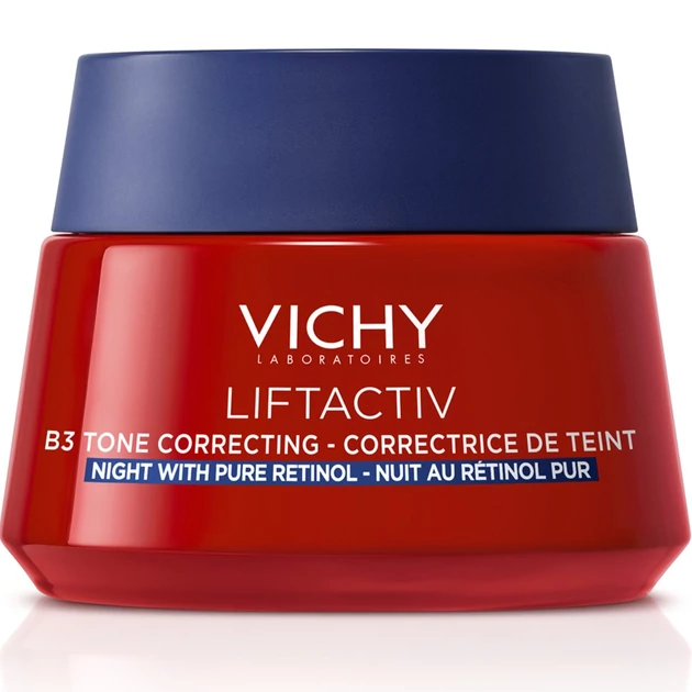 Vichy Liftactiv B3 bőrtónus korrigáló éjszakai arckrém tiszta retinollal 50ml