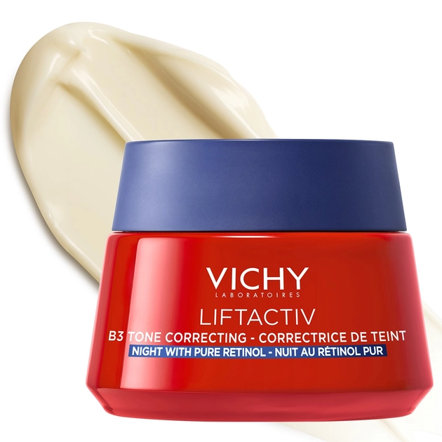 Vichy Liftactiv B3 bőrtónus korrigáló éjszakai arckrém tiszta retinollal 50ml