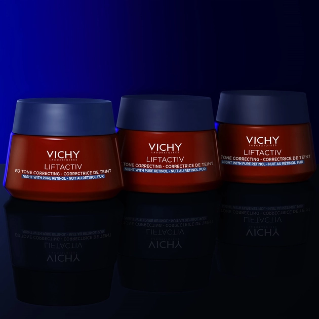 Vichy Liftactiv B3 bőrtónus korrigáló éjszakai arckrém tiszta retinollal 50ml
