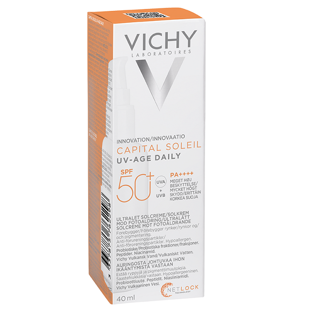Vichy Capital Soleil UV-Age Daily fényvédő fluid Photo-Aging ellen SPF50+ 40ml