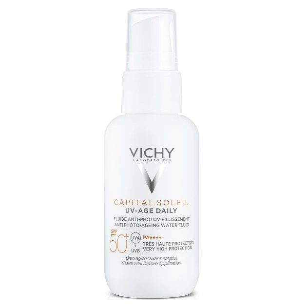 Vichy Capital Soleil UV-Age Daily fényvédő fluid Photo-Aging ellen SPF50+ 40ml