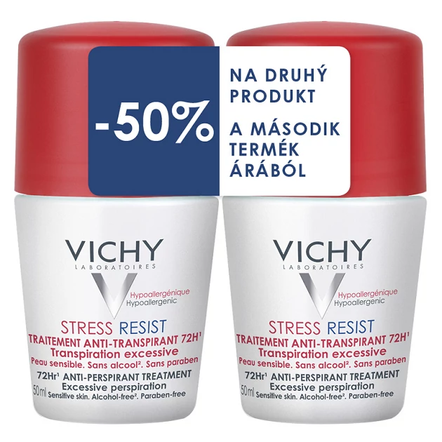 Vichy dezodor Stress Resist izzadásgátló (50ml+50ml) DUO PACK