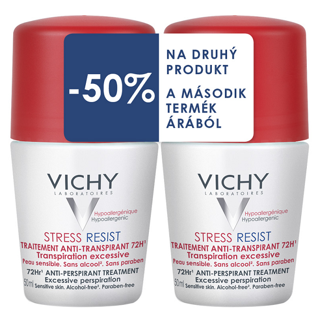 Vichy dezodor Stress Resist izzadásgátló (50ml+50ml) DUO PACK