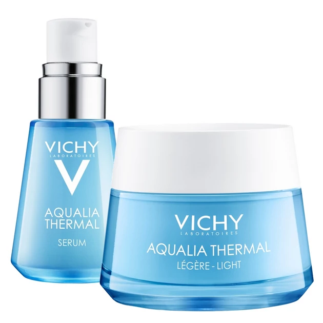 Vichy Aqualia Thermal Light krém + Szérum intenzív hidratáló csomag normál/kombinált bőrre