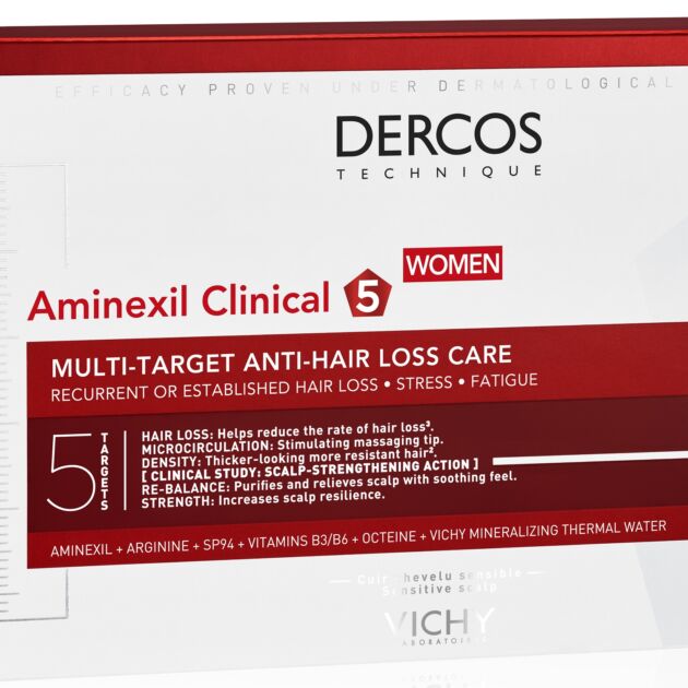 Vichy Dercos Aminexil Clinical 5 többfunkciós hajápoló program hajhullás ellen n ő knek