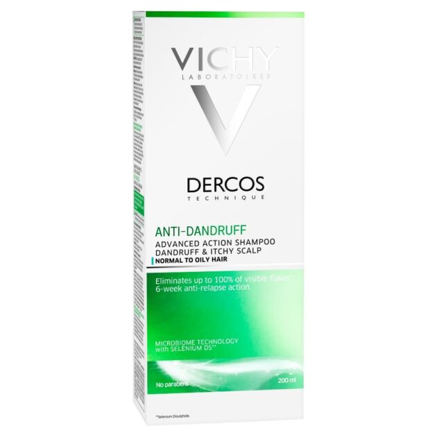 Vichy Dercos korpásodás elleni sampon normál vagy zsíros hajra