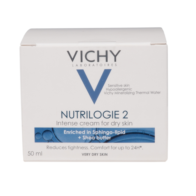 Vichy Nutrilogie 2 mélyápoló arckrém nagyon száraz bőrre 50 ml