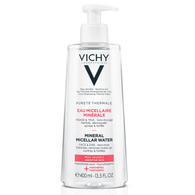Vichy Pureté Thermale micellás arctisztító víz érzékeny bőrre 400ml