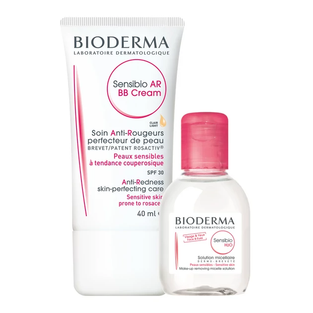 Bioderma Sensibio AR BB SPF30 arckrém + H2O micellás oldat