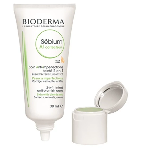 Bioderma Sébium AI Korrektor 2 in 1 színezett krém 30ml