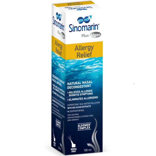 SINOMARIN Alga Plusz antiallergia orrspray Algomer™ komplexszel 100ml