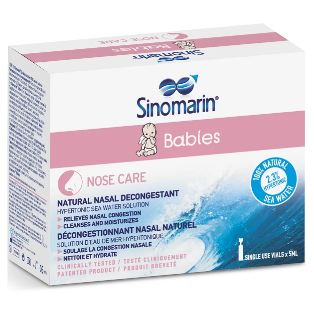 SINOMARIN Baba orrcsepp újszülött kortól 18x5ml