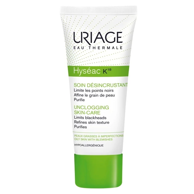 Uriage HYSÉAC K18 krém mitesszeres, zsíros bőrre 40ml