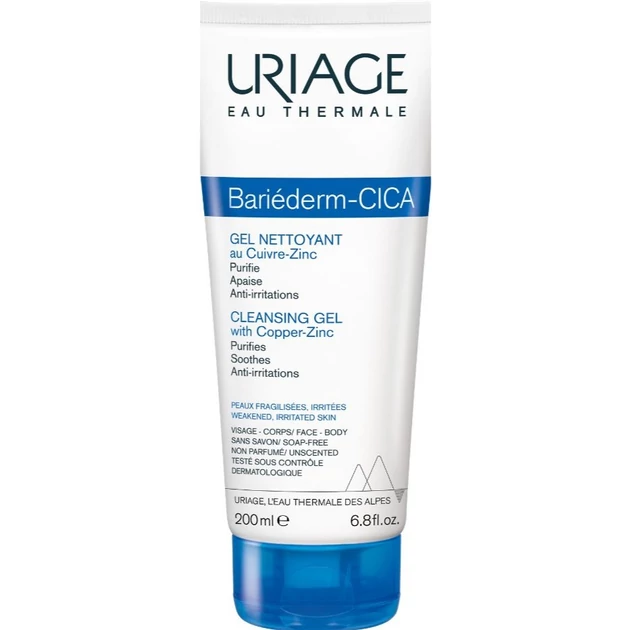Uriage Bariéderm Cica CU-ZN+ Mosakodógél 200ml
