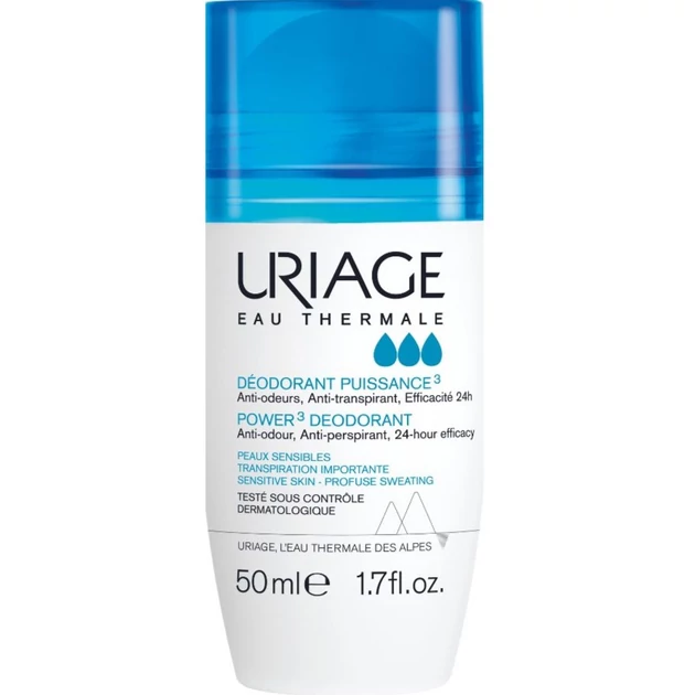 Uriage DEO Intenzív izzadásgátló golyós dezodor 50ml