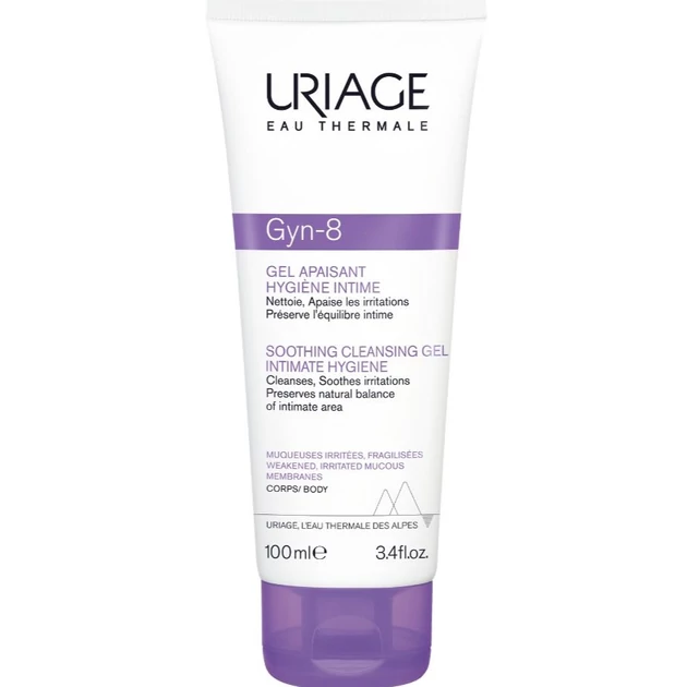 Uriage GYN-8 nyugtató intim mosakodó gél pH8 100ml