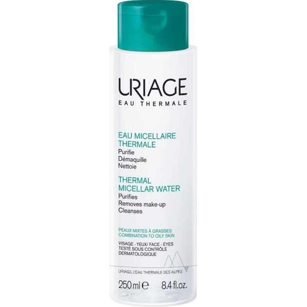 Uriage Termál micellás arc- és sminklemosó zsíros/kombinált bőrre 250ml