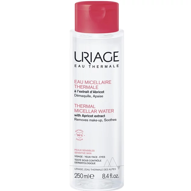 Uriage Termál micellás arc- és sminklemosó érzékeny, kipirosodó bőrre 250ml