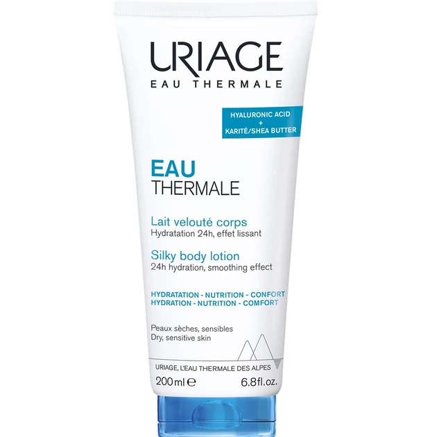 Uriage SILKY BODY Hyaluronsavas testápoló tej 200ml