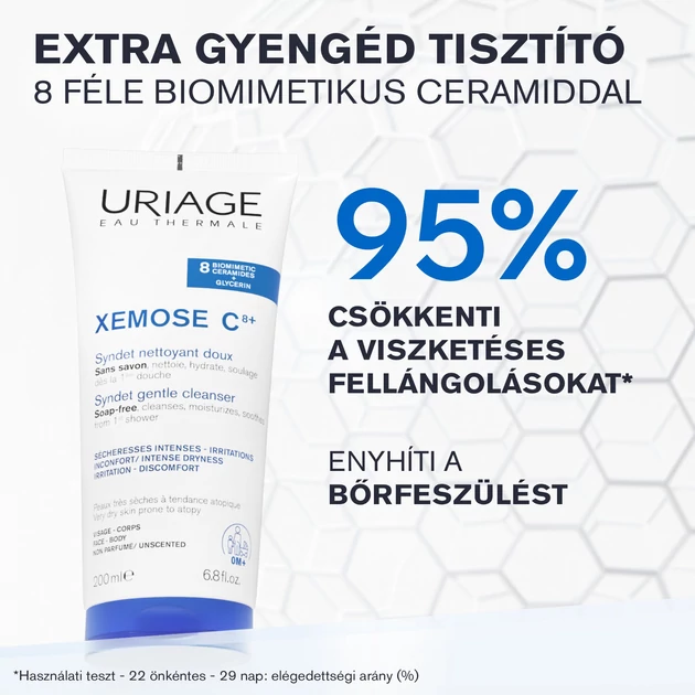 Uriage XÉMOSE C8+ SYNDET krémtusfürdő 200ml