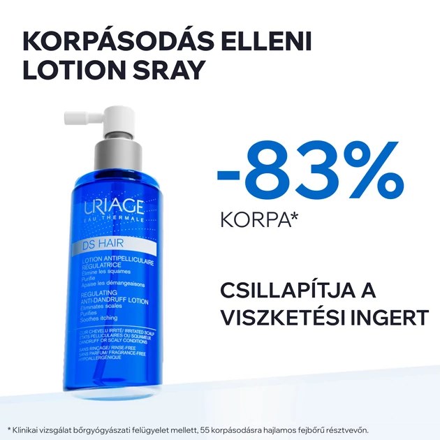 Uriage D.S. Lotion spray korpás fejbőrre 100ml