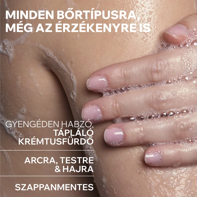 Uriage CRÉME LAVANTE tápláló krém-tusfürdő 1L