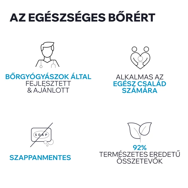 Uriage CRÉME LAVANTE tápláló krém-tusfürdő 1L