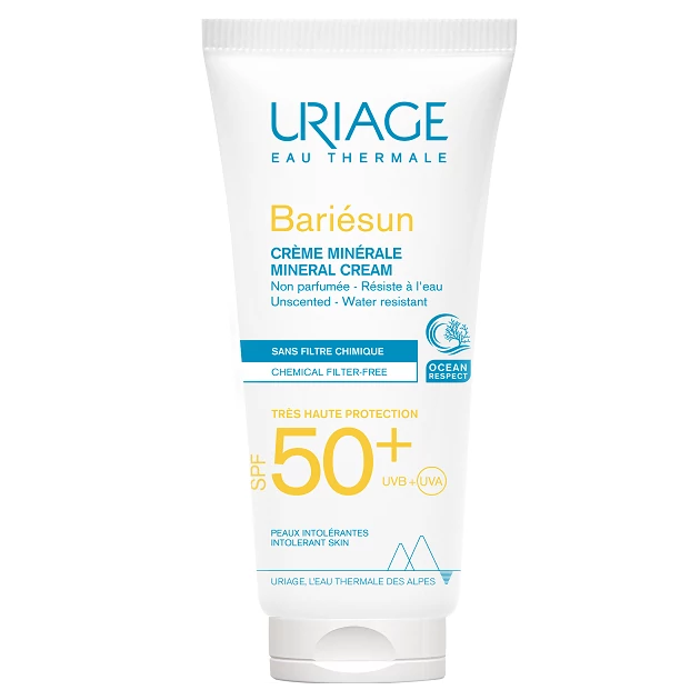 Uriage BARIÉSUN Mineral krém SPF50+ 100ml