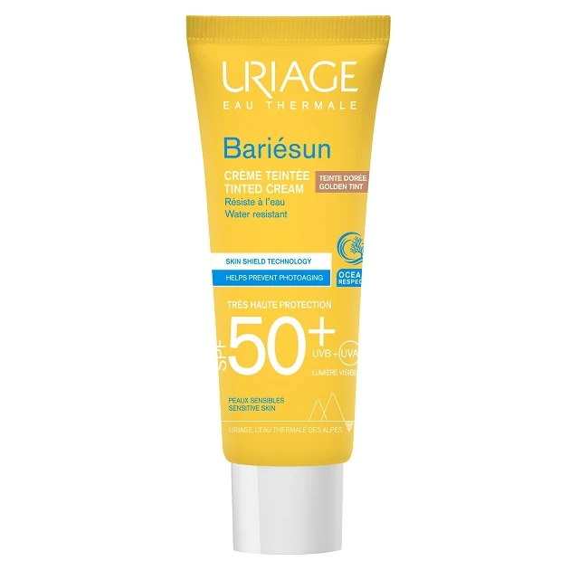 Uriage BARIÉSUN Színezett arckrém SPF 50+ sötét árnyalat 50ml