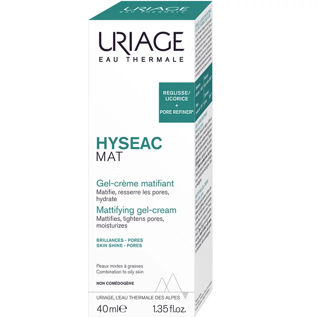 Uriage HYSÉAC MAT mattító krém zsíros bőrre 40ml