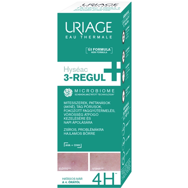 Uriage HYSÉAC 3-REGUL+ KRÉM Mitesszeres és aknés bőrre 40ml