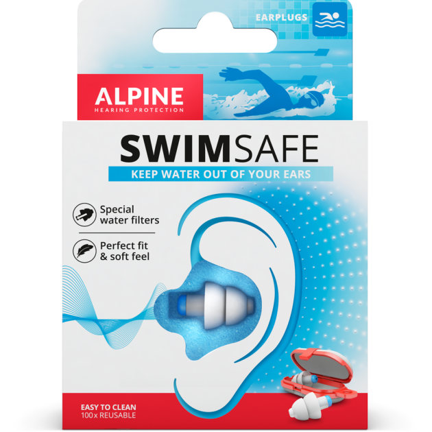 Alpine SwimSafe Egyedülálló füldugó úszáshoz és vízbe