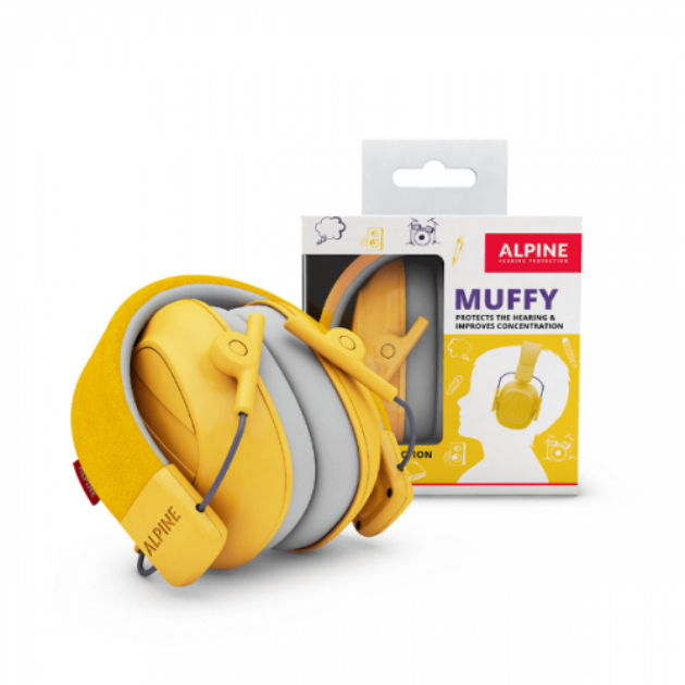 Alpine Muffy Gyermek hallásvédő fültok - sárga