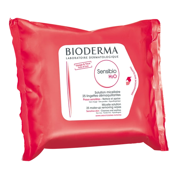 Bioderma Sensibio H2O arc- és sminklemosó törlőkendő