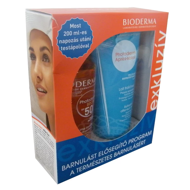 Bioderma Photoderm Bronz Olaj SPF50 200ml +AJÁNDÉK Photoderm After Sun 200ml