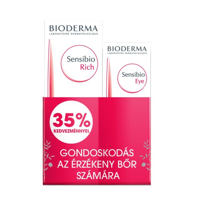 Bioderma Sensibio Rich + szemkörnyékápoló csomag