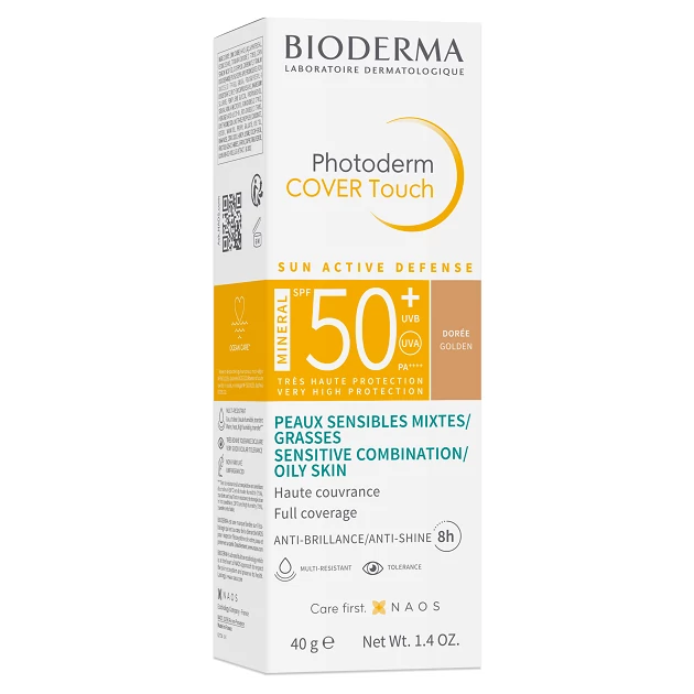Bioderma Photoderm COVER Touch MINERAL SPF50+ golden (arany) 40g